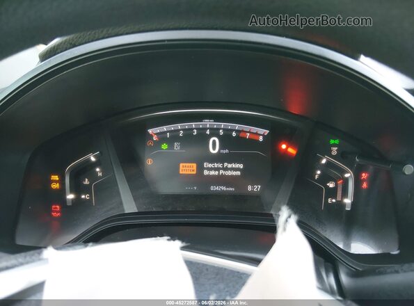 5J6RW2H24LL007649 2020 HONDA CR-V Black Widok tylnych siedzeń