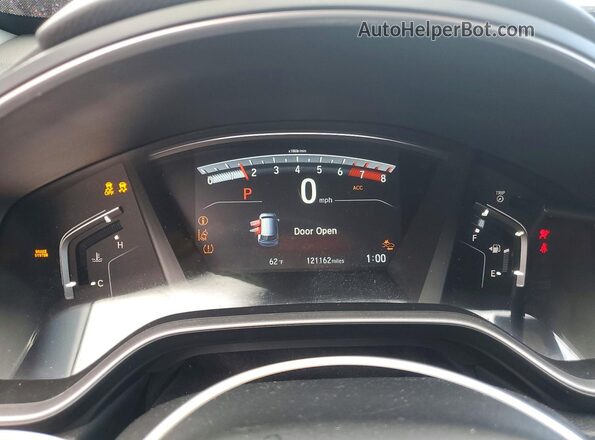 5J6RW2H50HL034140 2017 HONDA CR-V Silver ხელსაწყოთა პანელის ხედი
