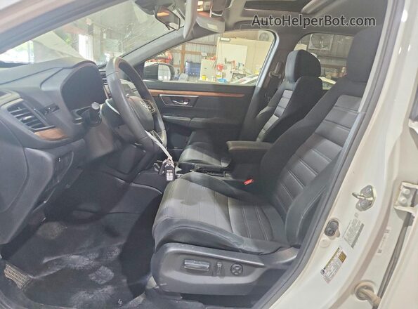 5J6RW2H50JL022964 2018 HONDA CR-V Белый Вид салона спереди