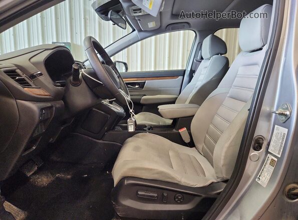 5J6RW2H50KL013568 2019 HONDA CR-V Silver Front interior view