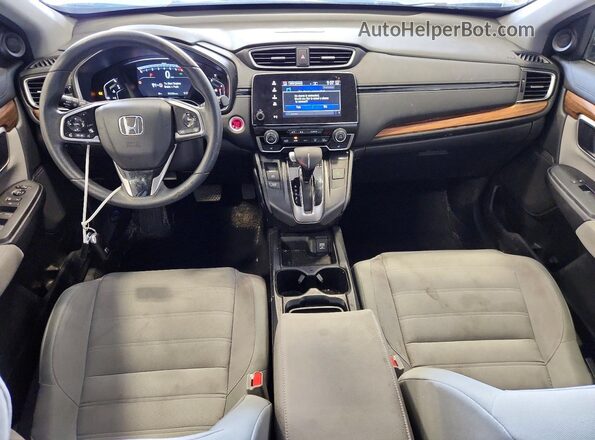5J6RW2H50KL013568 2019 HONDA CR-V Silver Dashboard view