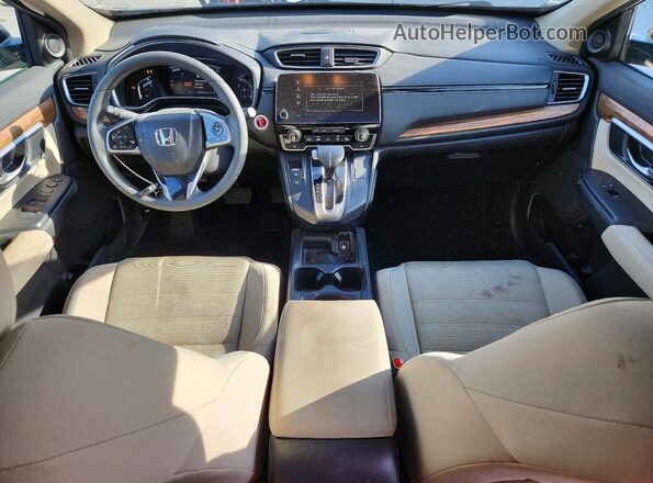 5J6RW2H51JL002514 2018 HONDA CR-V Beige Dashboard view