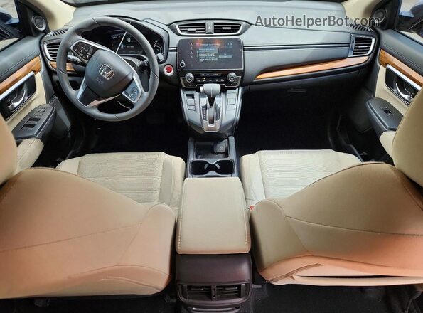 5J6RW2H52JL002523 2018 HONDA CR-V Tan Առջևի վահանակի տեսք