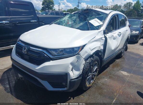 5J6RW2H52MA007768 2021 HONDA CR-V Белый Передняя левая четверть