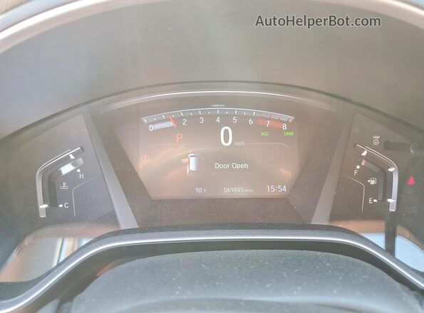 5J6RW2H55LL004057 2020 HONDA CR-V Charcoal Вид щитка приладів