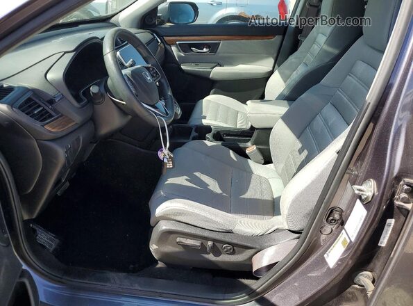 5J6RW2H55LL004057 2020 HONDA CR-V Charcoal Вид салону спереду