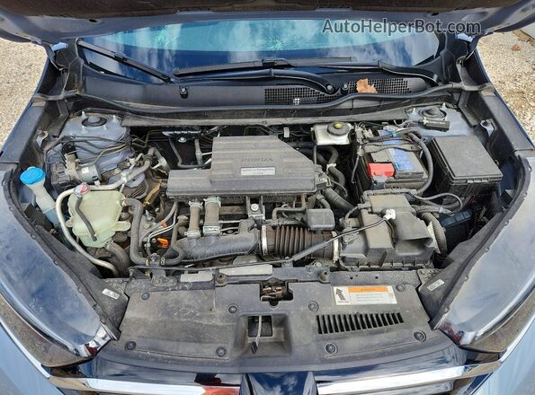 5J6RW2H55ML012418 2021 HONDA CR-V Бирюзовый Вид подкапотного пространства