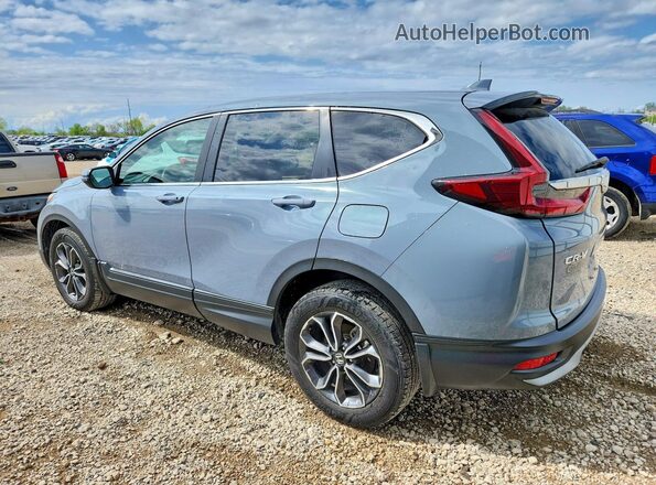 5J6RW2H55ML012418 2021 HONDA CR-V Бирюзовый Задняя левая четверть