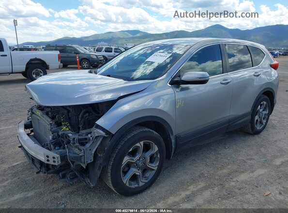 5J6RW2H56KA012307 2019 HONDA CR-V Silver წინა მარცხენა ხედი სამი მეოთხედიდან