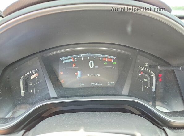 5J6RW2H56MA007062 2021 HONDA CR-V Silver Вид щитка приладів