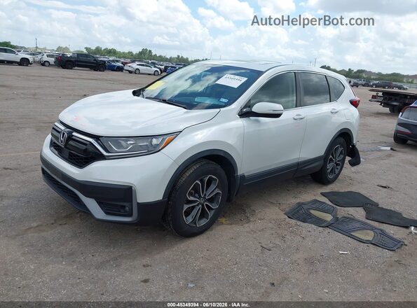 5J6RW2H56ML012184 2021 HONDA CR-V White Vista tres cuartos delantera izquierda