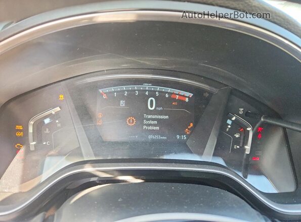 5J6RW2H57LA007375 2020 HONDA CR-V Black Instrument cluster view