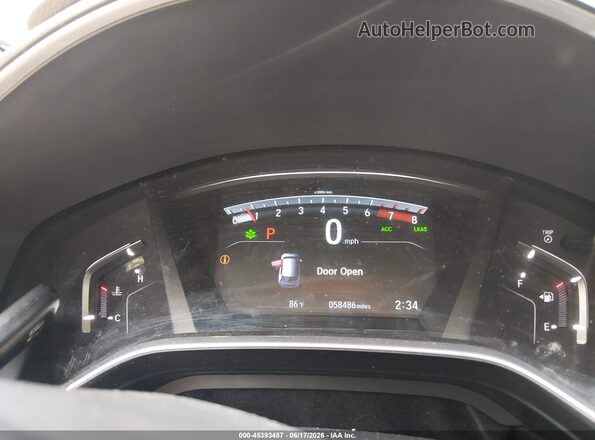 5J6RW2H59NL003576 2022 HONDA CR-V White უკანა სავარძლების ხედი