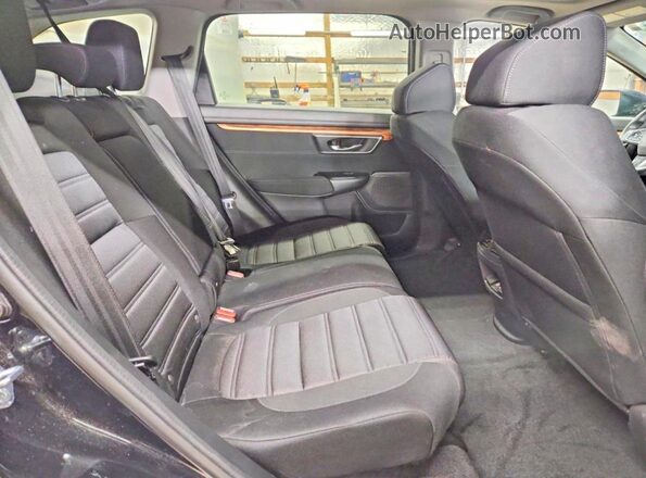 5J6RW2H5XML015296 2021 HONDA CR-V Black Widok wnętrza z tyłu