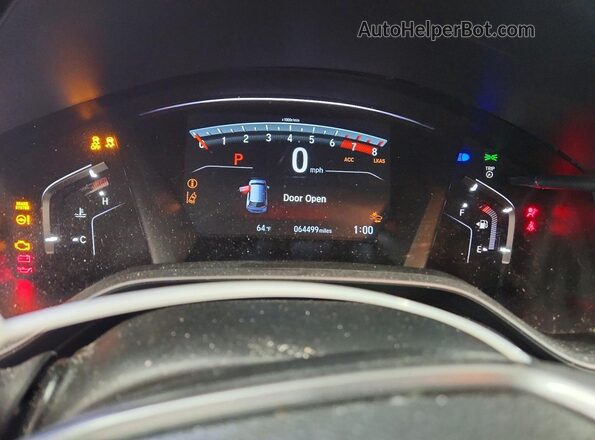 5J6RW2H5XML015296 2021 HONDA CR-V Black Widok zestawu wskaźników