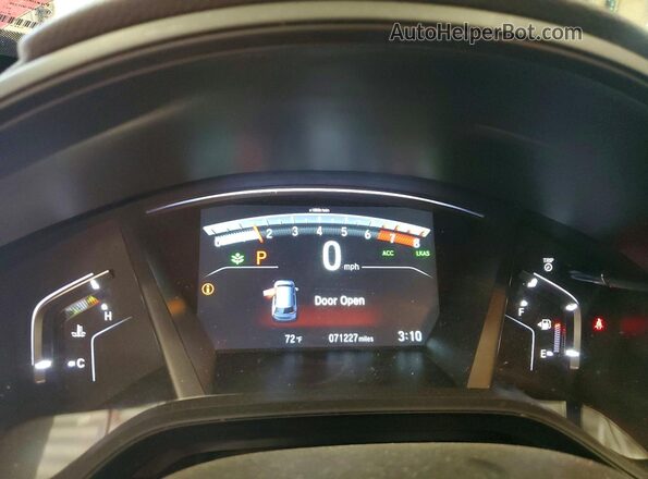 5J6RW2H74ML026246 2021 HONDA CR-V Red ხელსაწყოთა პანელის ხედი