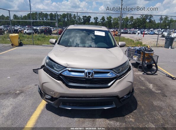 5J6RW2H80HL077578 2017 HONDA CR-V Бежевый Вид щитка приборов