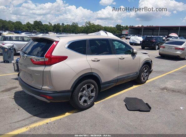 5J6RW2H80HL077578 2017 HONDA CR-V Бежевый Задняя правая четверть