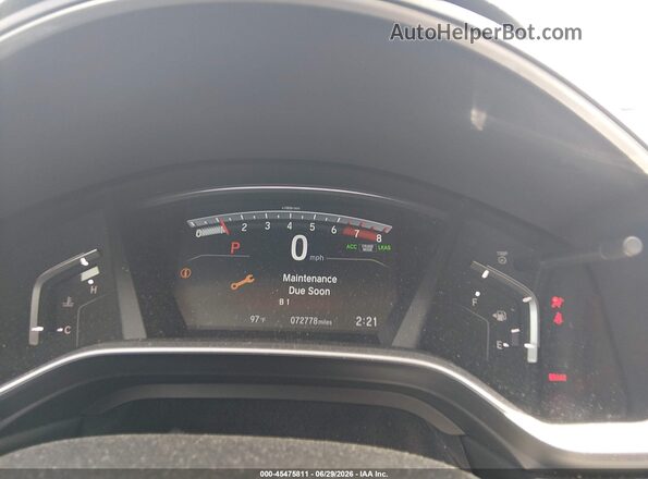 5J6RW2H80HL077578 2017 HONDA CR-V Бежевый Вид задних сидений