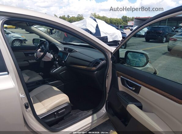 5J6RW2H80HL077578 2017 HONDA CR-V Бежевый Вид салона спереди