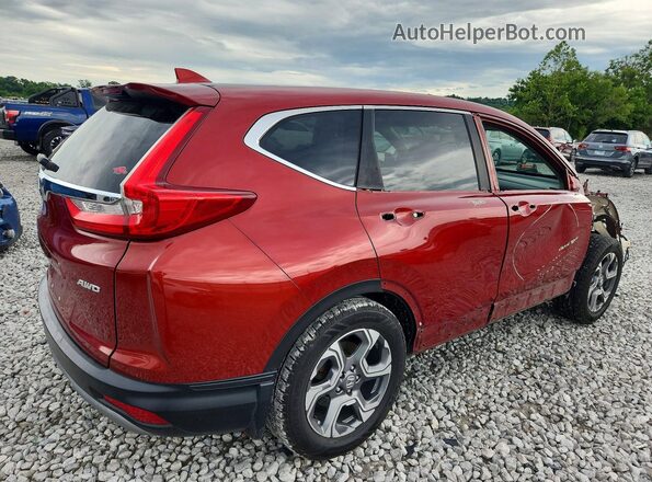 5J6RW2H80JL014292 2018 HONDA CR-V Красный Задняя правая четверть