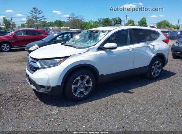 5J6RW2H80KL030638 2019 HONDA CR-V Белый Передняя левая четверть
