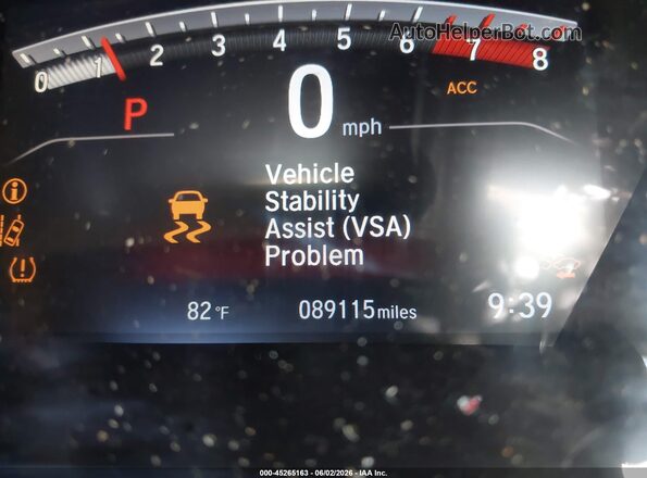 5J6RW2H80KL030638 2019 HONDA CR-V Белый 
