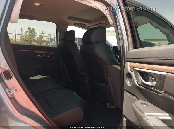 5J6RW2H80LL010407 2020 HONDA CR-V Gray VIN sticker view