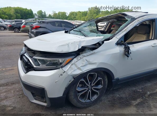5J6RW2H80LL043763 2020 HONDA CR-V White Widok z przodu