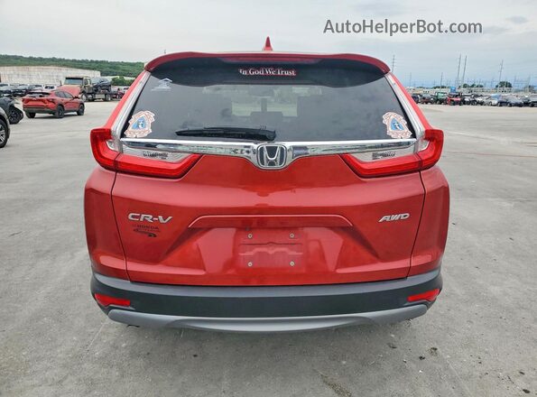 5J6RW2H82KL002467 2019 HONDA CR-V Красный Вид сзади