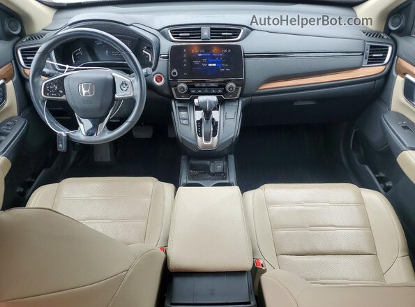 5J6RW2H82KL002467 2019 HONDA CR-V Красный Вид панели приборов
