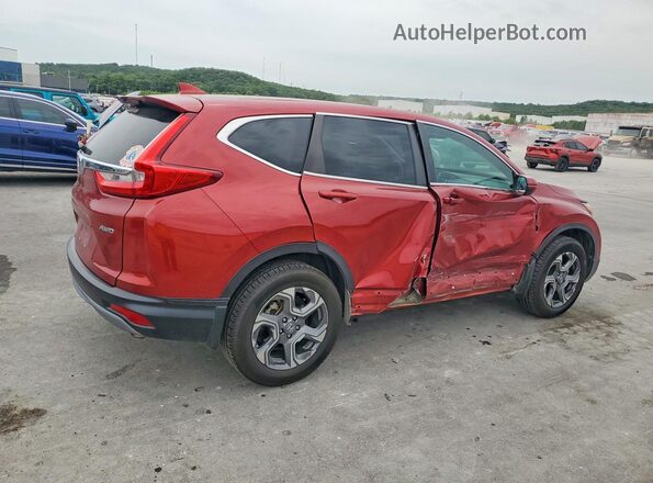 5J6RW2H82KL002467 2019 HONDA CR-V Красный Задняя правая четверть