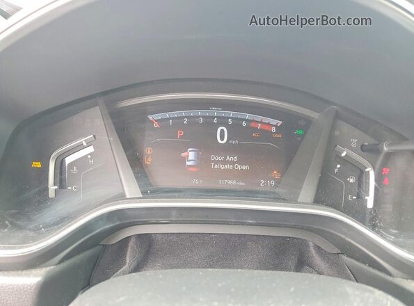 5J6RW2H82KL002467 2019 HONDA CR-V Красный Вид щитка приборов