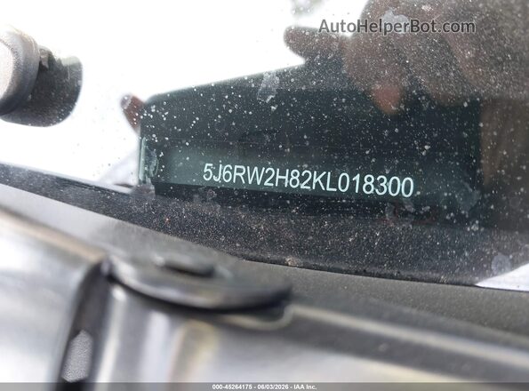 5J6RW2H82KL018300 2019 HONDA CR-V Black Вид підкапотного простору