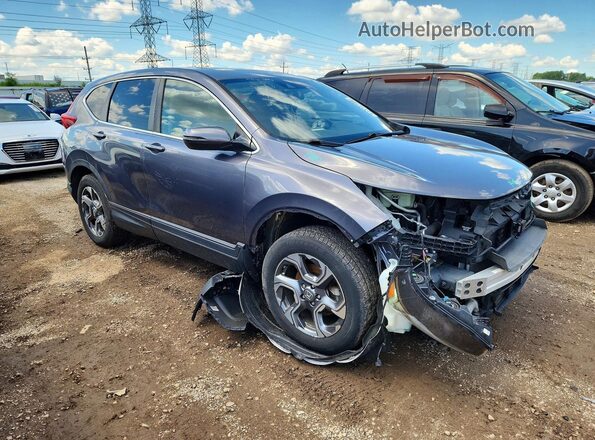 5J6RW2H82KL021553 2019 HONDA CR-V Gray Przód prawy