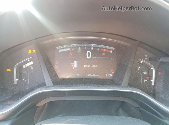 5J6RW2H82LL015107 2020 HONDA CR-V Red Вид щитка приладів