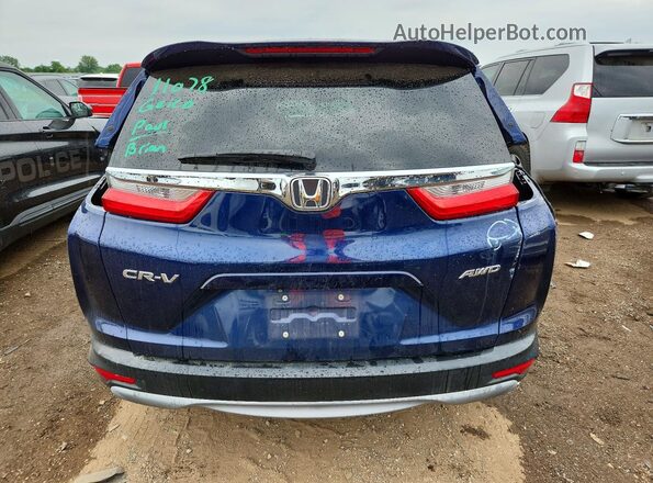 5J6RW2H84HL002575 2017 HONDA CR-V Blue Widok z tyłu
