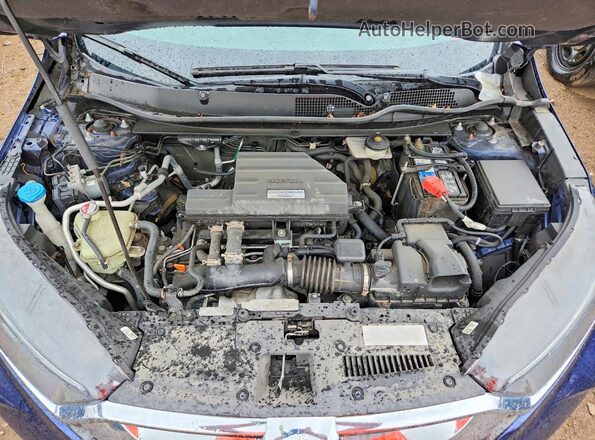 5J6RW2H84HL002575 2017 HONDA CR-V Blue Widok wnętrza z tyłu