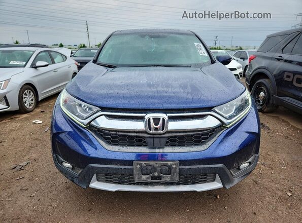 5J6RW2H84HL002575 2017 HONDA CR-V Blue Widok z przodu