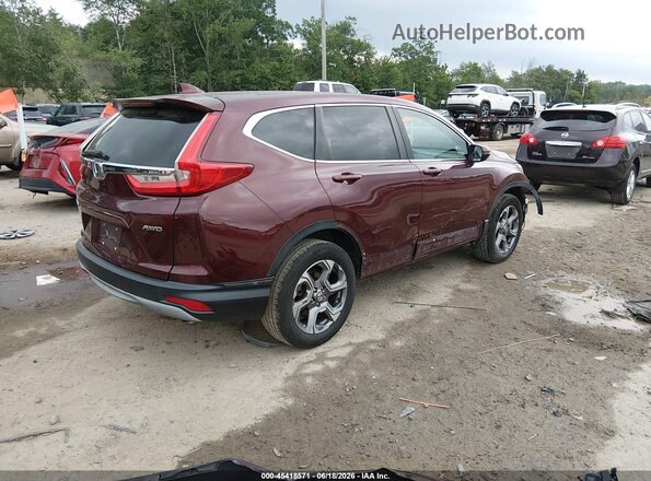 5J6RW2H84HL065563 2017 HONDA CR-V Темно-бордовый Задняя правая четверть