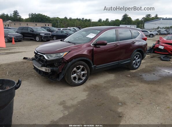 5J6RW2H84HL065563 2017 HONDA CR-V Темно-бордовый Передняя левая четверть