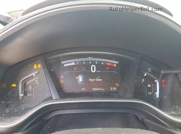 5J6RW2H84LA008820 2020 HONDA CR-V Gray Vista del cuadro de instrumentos