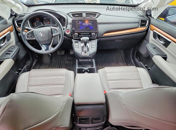5J6RW2H84LL019479 2020 HONDA CR-V Gray Вид панелі приладів