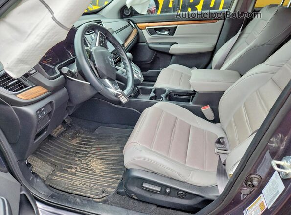 5J6RW2H84LL019479 2020 HONDA CR-V Gray Вид салону спереду