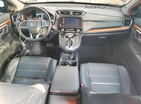5J6RW2H85HL002245 2017 HONDA CR-V Black Вид панелі приладів