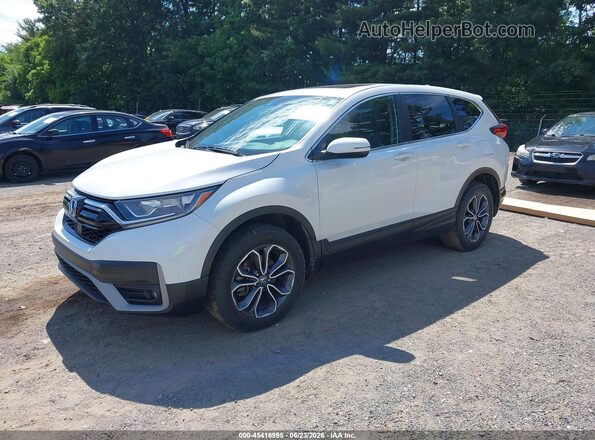 5J6RW2H85ML025163 2021 HONDA CR-V White Առջևի ձախ երեք քառորդ տեսարան