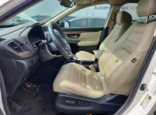5J6RW2H86KL025539 2019 HONDA CR-V White Вид салону спереду
