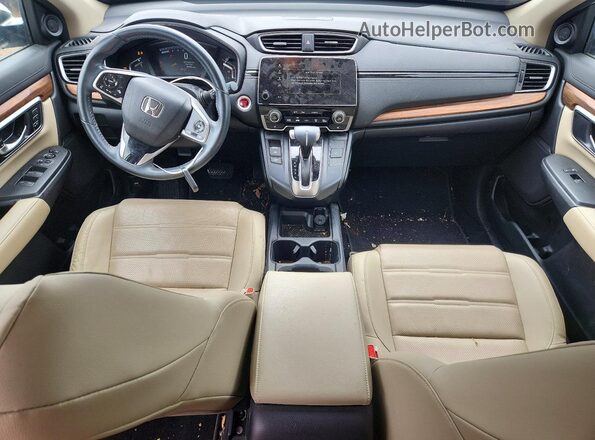 5J6RW2H86KL025539 2019 HONDA CR-V White Вид панелі приладів