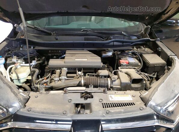 5J6RW2H86LA021911 2020 HONDA CR-V Black ძრავის განყოფილების ხედი