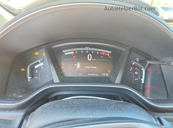 5J6RW2H87KL016851 2019 HONDA CR-V White Սարքավորումների վահանակի տեսք